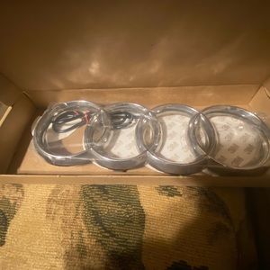 Audi emblem lights up red